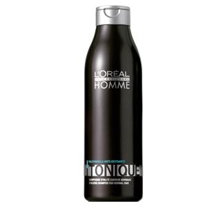 Loreal Homme Tonique szampon dla mężczyzn nadający włosom połysk 250ml