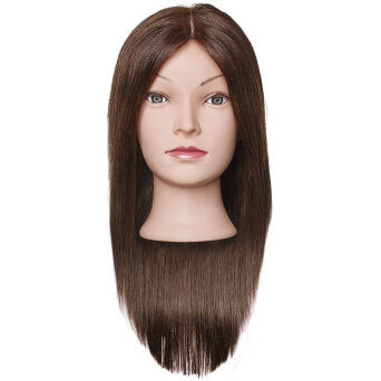 Efalock Professional Julia Główka fryzjerska 40-45cm brąz, włosy mix naturalne i syntetyczne