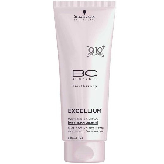 Schwarzkopf BC Exellium Q10 Plump szampon zwiększający objętość cienkich i dojrzałych włosów 200ml