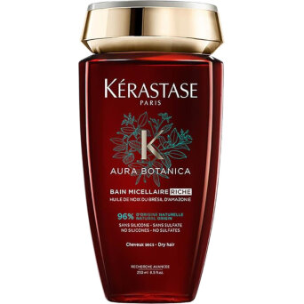 Kerastase Aura Botanica Bain Riche - szampon do włosów matowych, wyłącznie naturalne składniki, 250ml