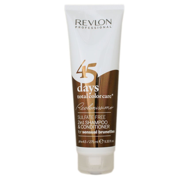 Revlon 45 Days Sensual Brunettes 2 w 1 szampon i odżywka do włosów 275ml