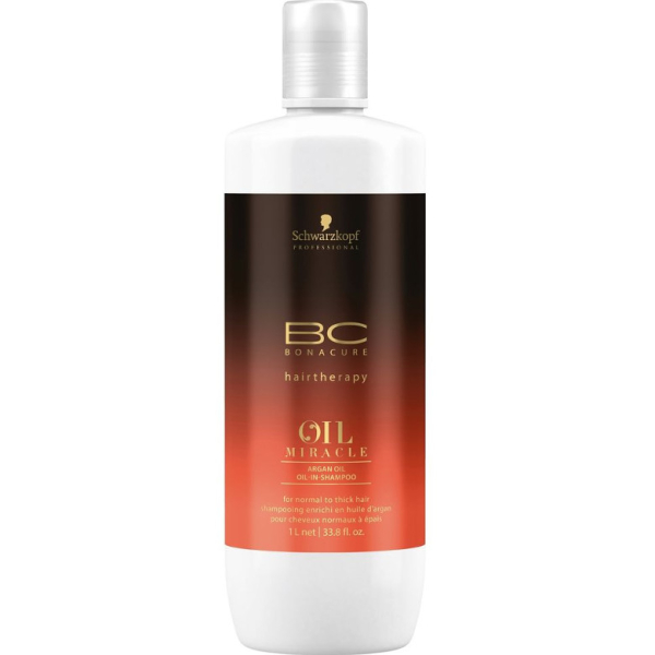 Schwarzkopf BC Oil Miracle Argan Oil szampon regenerujący z olejkiem arganowym 1000ml