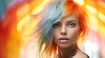 Dwukolorowe włosy - jak wykonać, jakie kolory są najmodniejsze?