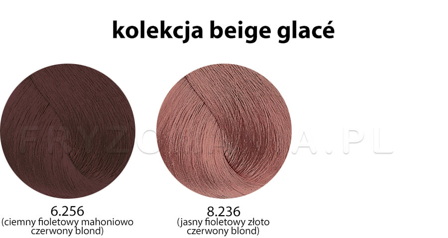 Alfaparf Evolution of the color, paleta kolorów - kolekcja beige glace
