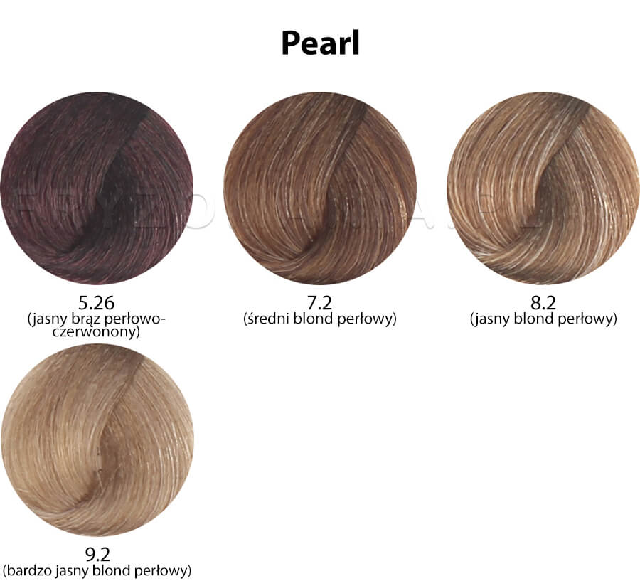 Dusy Professional Color Creations Farba do włosów z proteinami jedwabiu - kolekcja perłowa