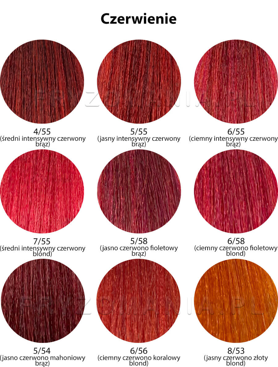 Lisap Escalation Farba do włosów - kolekcja czerwone