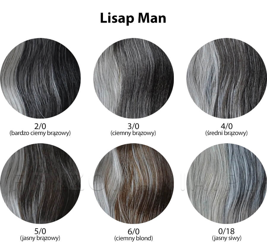 Lisap Man Farba do włosów dla mężczyzn bez amoniaku