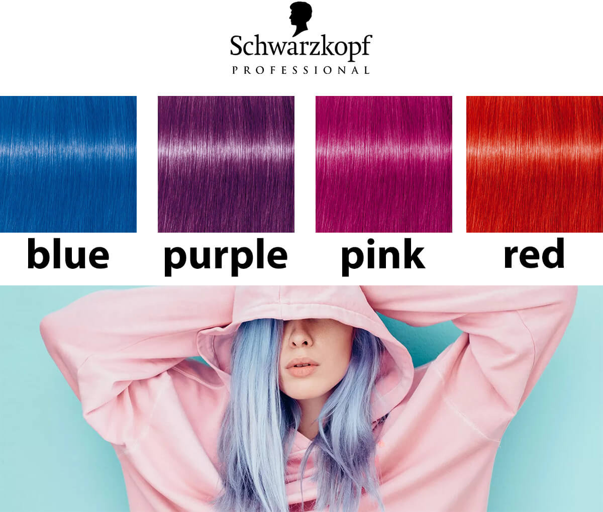 Schwarzkopf Bold Color Wash paleta do szamponów koloryzujących