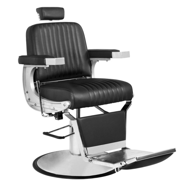 Gabbiano CONTINENTAL Fotel barberski czarny dostępny w 48h