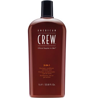 American Crew CL 3 in 1 szampon, odżywka i żel pod prysznic w jednym kosmetyku 1000ml