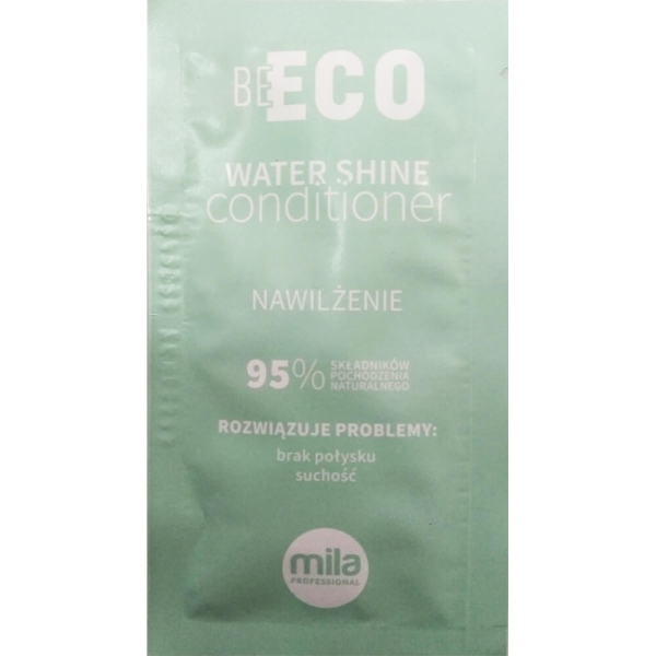 Mila Professional Be Eco Water Shine, odżywka nawilżająca do włosów, saszetka 10ml
