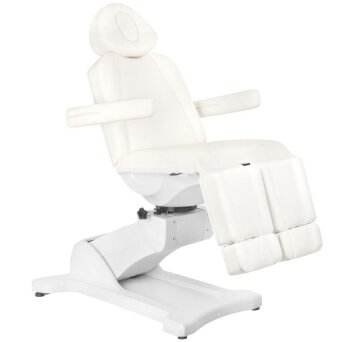 Activ AZZURRO PEDI 869AS Fotel kosmetyczny elektryczny, obrotowy biały dostępny w 48h
