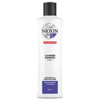 Nioxin System 6 szampon przeciw wypadaniu włosów, po zabiegach chemicznych 300ml