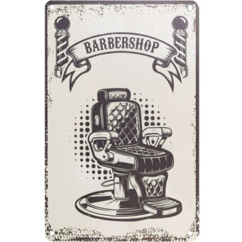 Activ Barber B058 Tablica ozdobna do salonu barberskiego 20x30cm