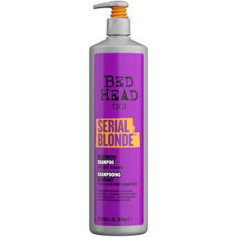 Tigi Bed Head Serial Blonde Restoring szampon odbudowujący do włosów farbowanych i blond 970ml