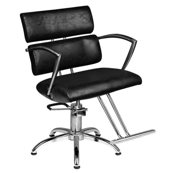 Hair System Fotel fryzjerski SM362-1 czarny 48h