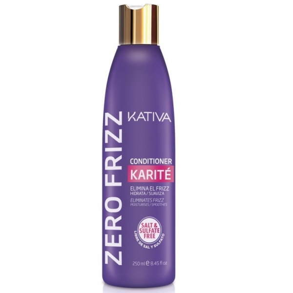 Kativa Zero Frizz Odżywka wygładzająca do włosów suchych, bez SLS 250ml