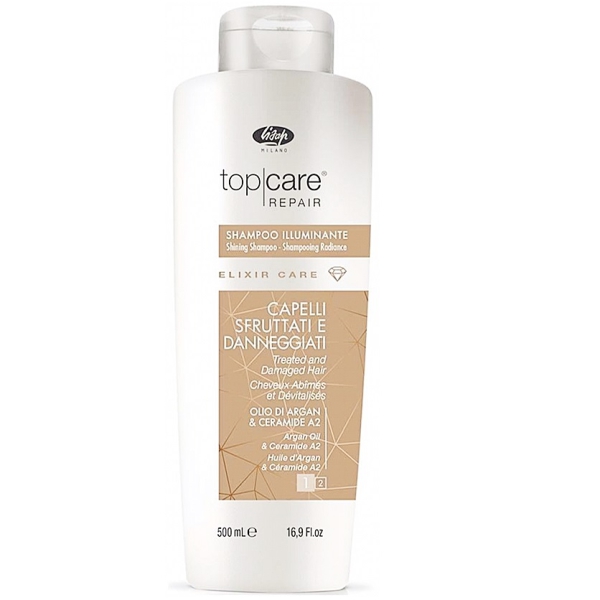 Lisap TopCare Elixir szampon rozświetlający do włosów matowych i zniszczonych 500ml