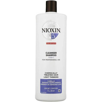 Nioxin System 5 szampon przeciw wypadaniu, przeznaczony do włosów po zabiegach chemicznych 1000ml