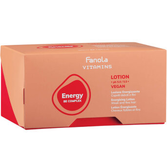 Fanola Vitamins Energy Ampułki / Lotion do włosów cienkich i osłabionych 12x10ml