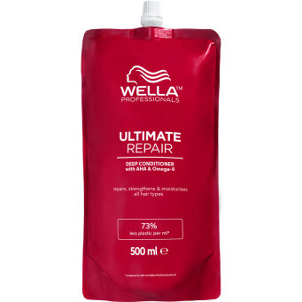 Wella Ultimate Repair Step 2 Odżywka regenerująca do włosów z kwasami Omega-9, opakowanie re-fill (uzupełnienie) 500ml
