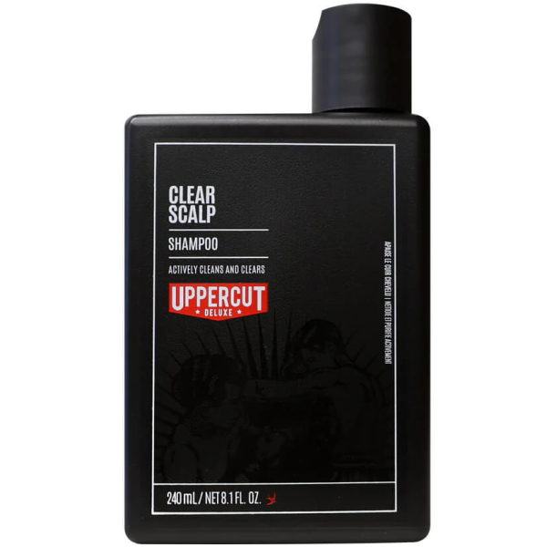 Uppercut Deluxe Clear Scalp Szampon przeciwłupieżowy do włosów dla mężczyzn 240ml
