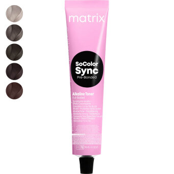 Matrix SoColor Sync Pre-bonded Silver Lining Toner do włosów bez amoniaku 90ml