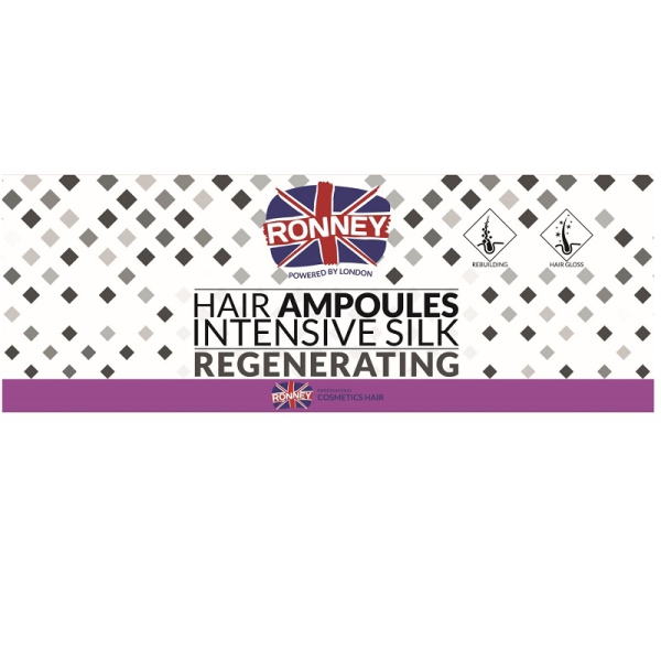 Ronney Hair Ampoules Intensive Silk Regenerating ampułki 12x10ml