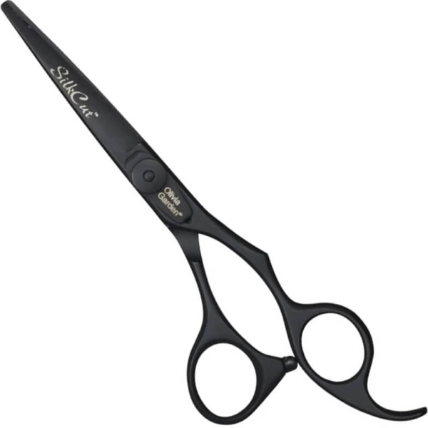 Olivia Garden SilkCut Pro Black Nożyczki do włosów rozmiary 5.0