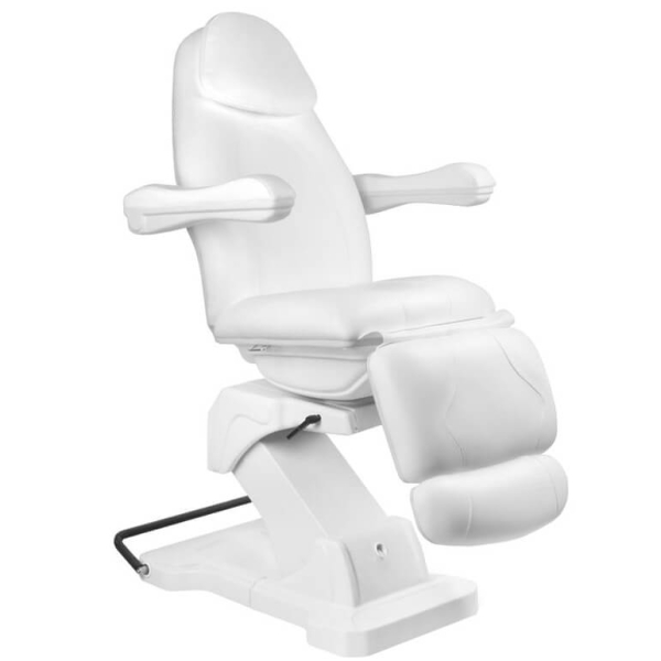 Activ Basic 161 Fotel kosmetyczny obrotowy, elektryczny biały