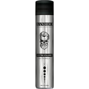 Bandido Extremely Extra Volume Silver Lakier do włosów extra mocny dla mężczyzn 400ml