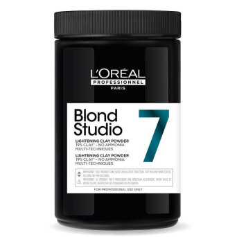 Loreal Blond Studio 7 Clay Powder, rozjaśniacz do włosów, bez amoniaku 500g