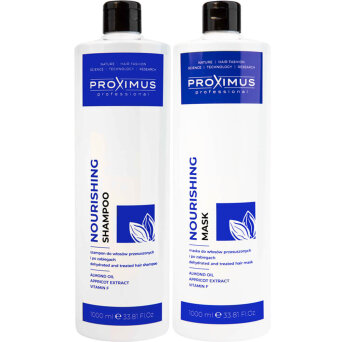 Proximus Nourishing - zestaw do włosów suchych i odwodnionych szampon i maska 2x1000ml