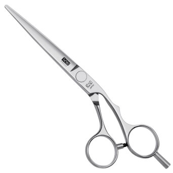 Kasho Silver, nożyczki fryzjerskie offsetowe, rozmiary 5.5'', 6'', 6.5'', 7''