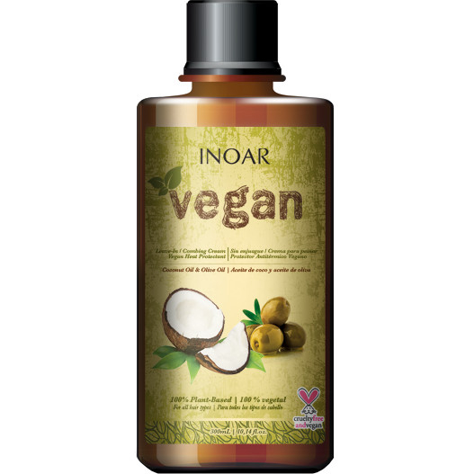 INOAR Vegan LEAVE-IN odżywka nawilżająca do włosów nietestowana na zwierzętach bez spłukiwania 300ml