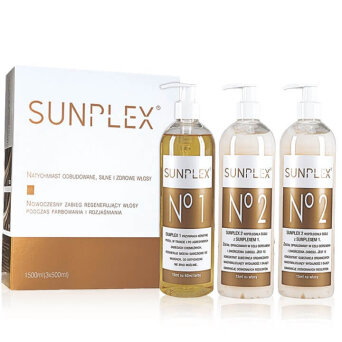 Sunplex kuracja regenerująca włosy, odbudowa podczas zabiegów, 50 zabiegów 1500ml