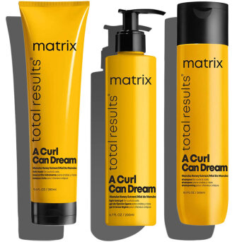 Matrix Total Results A Curl Can Dream - zestaw do włosów kręconych szampon 300ml, maska 280ml i żel 200ml