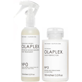 Olaplex No.0 / No.3 Repair and strengthens - zestaw do regeneracji włosów kuracja 100ml i mgiełka 155ml