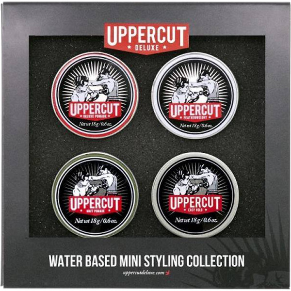 Uppercut Mini Stylin Collection zestaw pomad do stylizacji włosów 4szt
