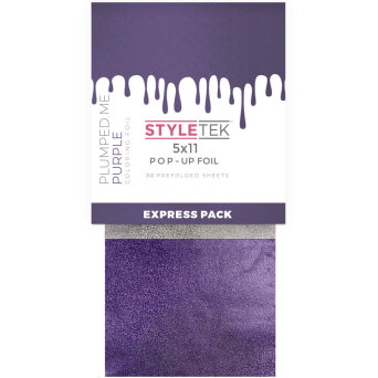 Styletek Pop-up Foil Purple Folia do farbowania włosów, kolor fioletowy 30szt.