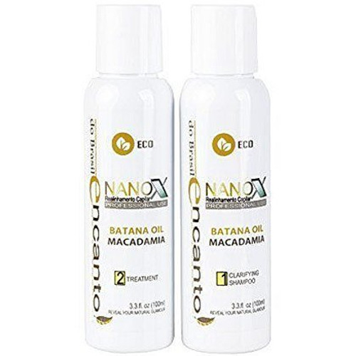 Encanto NANOX zestaw do keratynowego prostowania włosów 2x100ml