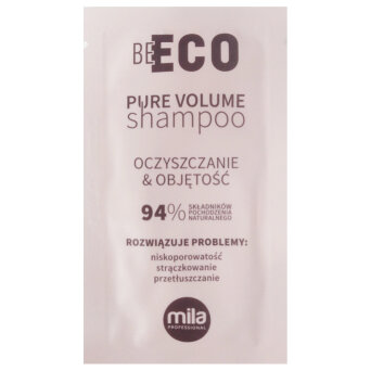 Mila Professional Pure Volume Szampon nadający objętość i oczyszczający włosy, saszetka 10ml