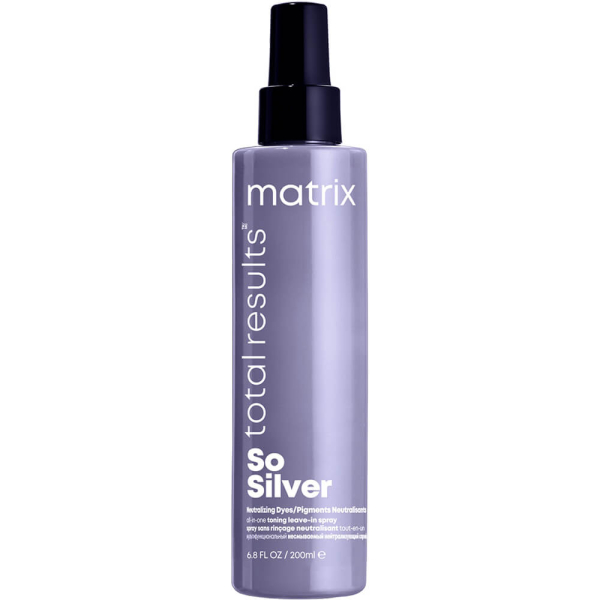 Matrix Total Results So Silver Spray neutralizujący żółte odcienie włosów 200ml