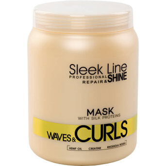 Stapiz Sleek Line Waves&Curls Maska do włosów kręconych, falowanych i puszących się 1000ml