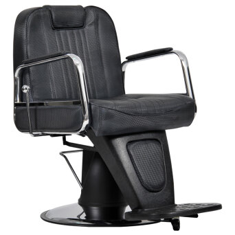 Italpro Waszyngton Lux fotel fryzjerski czarny dostępny w 48h