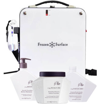 Frozen Surface Krioterapia, urządzenie do regeneracji i odbudowy włosów + zestaw kosmetyków SafeGuard kit