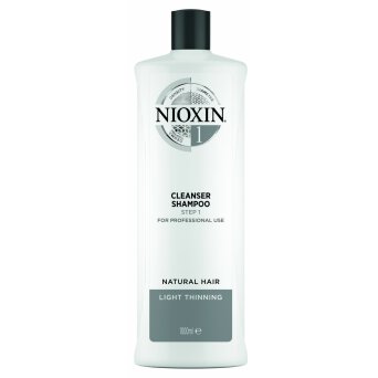 Nioxin System 1 szampon do włosów naturalnych przerzedzonych 1000ml