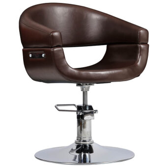Italpro Toscania, fotel fryzjerski brązowy, dostępny w 48h