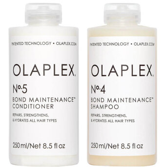 Olaplex No.4 / No.5 Maintenance - zestaw do oczyszczenia i odbudowy włosów szampon 250ml i odżywka 250ml