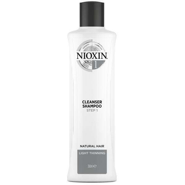 Nioxin System 1 szampon do włosów naturalnych przerzedzonych 300ml